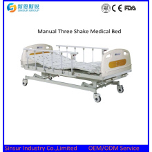 High Quality Manual Three Crank Medical Beds